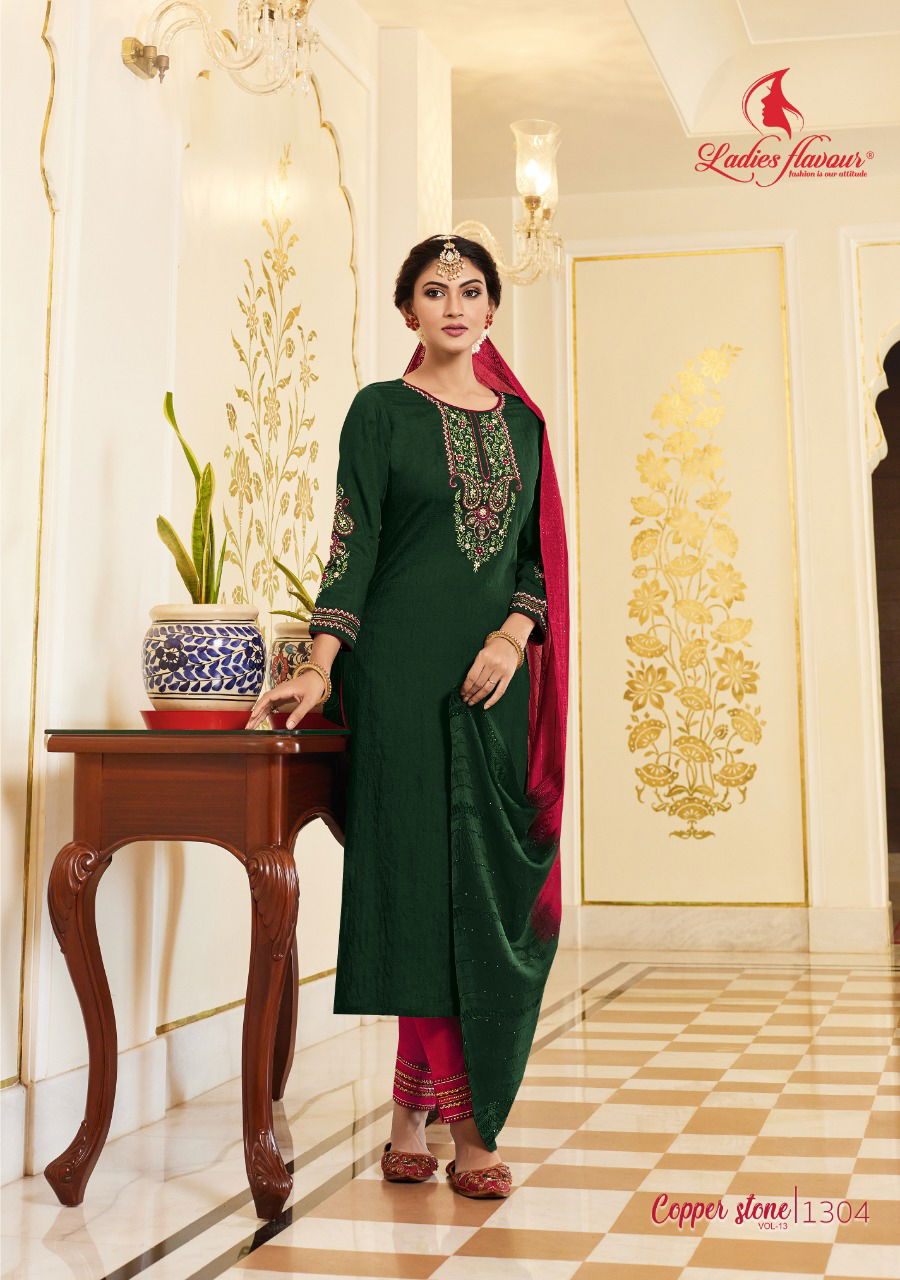 Copper Stone Vol 13 Regular Wear Wholesale Stitched Salwar Kameez